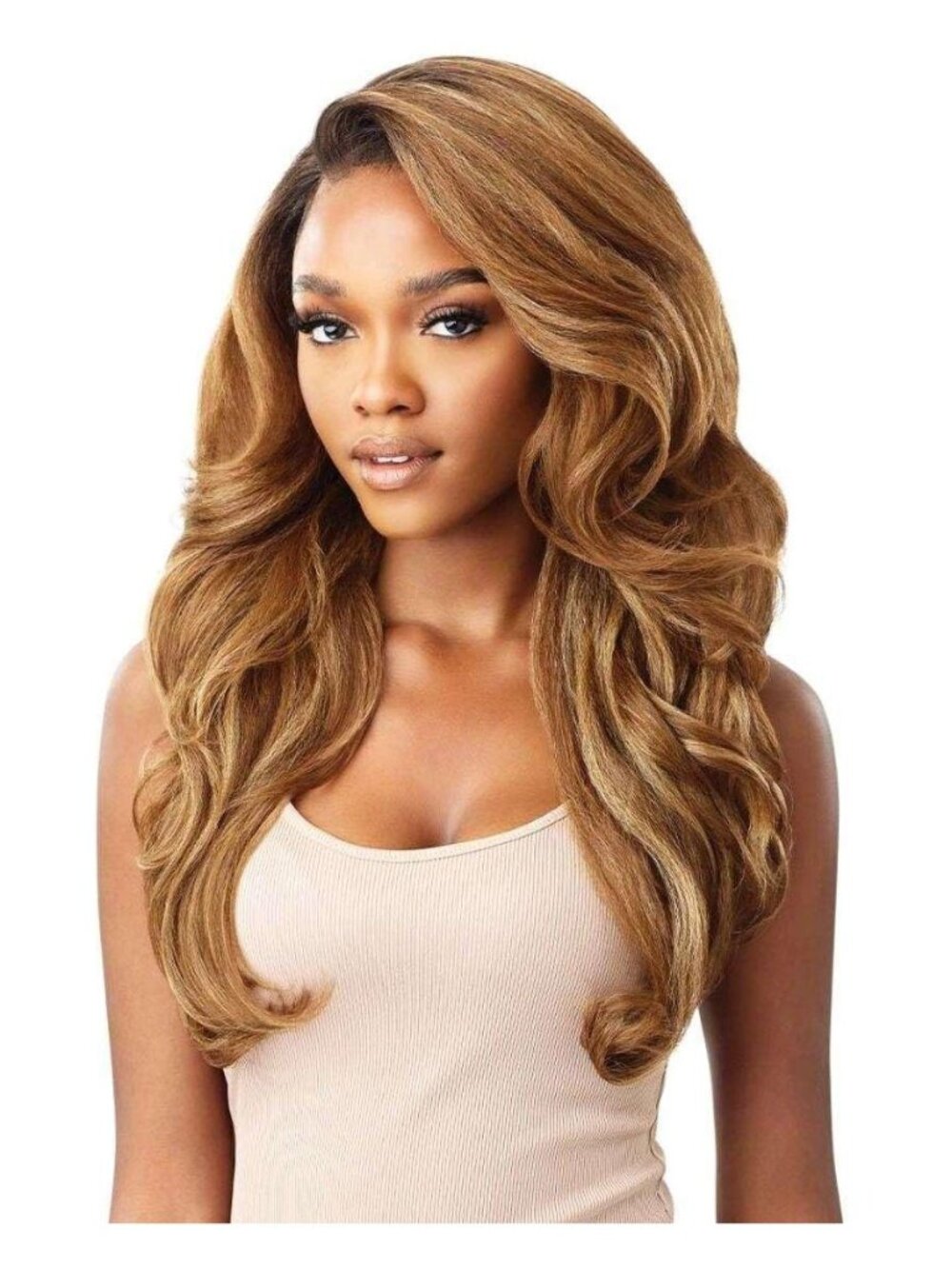 Perfect Hair Line Synthetic 13x6 Faux Scalp Lace Front Wig - JULIANNE 24